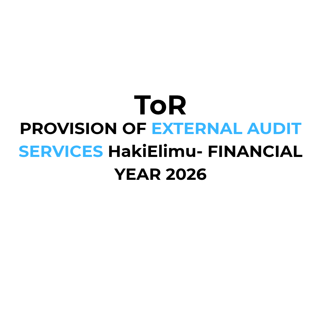 Call for Proposals: External Audit Services for the 2026 Financial Year